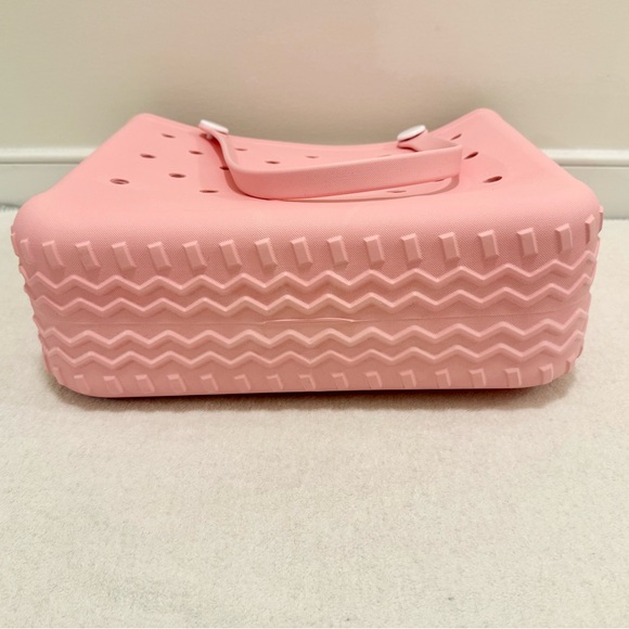 Pink EVA Rubber Waterproof Tote Beach Bag - Picture 4 of 8